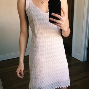 Blush Zara 20’s style textured midi dress